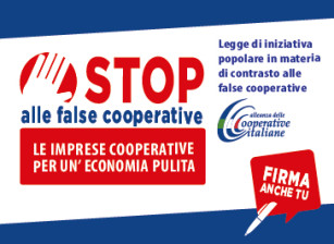Banner Stop alle false cooperative